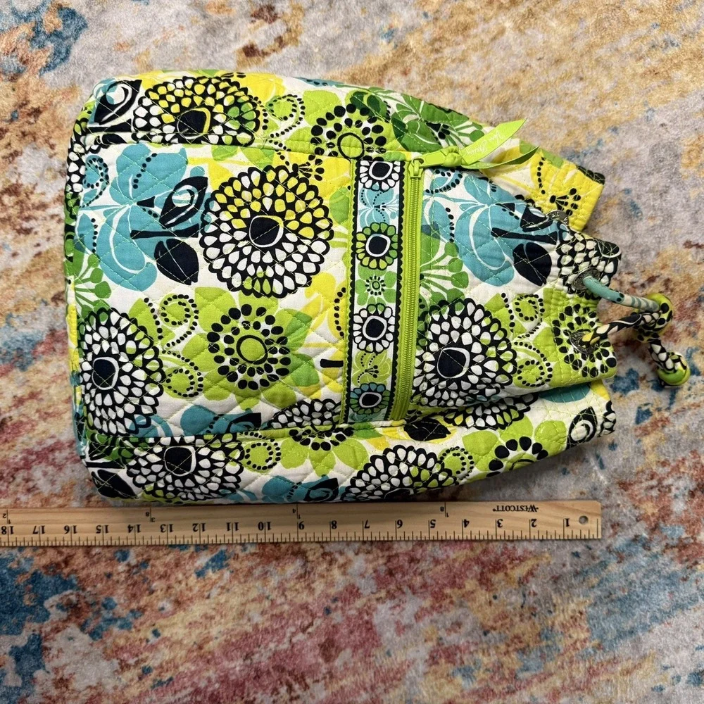 Vera Bradley LIMES UP Backsack BACKPACK Bookbag BABY Diaper BEACH Tote PURSE NWT